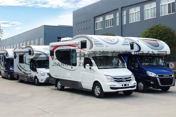 The departure site of the Iveco C-type RV
